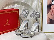 Bagsaaa Rene Caovilla Cleo crystal-embellished Heels Silver - 1