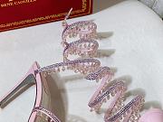 Bagsaaa Rene Caovilla Cleo crystal-embellished Heels Pink - 4