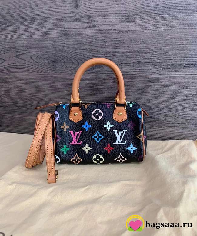 Bagsaaa Louis Vuitton Mini Speedy Monogram Multicolor - 1