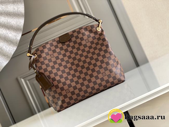 Bagsaaa Louis Vuitton N44044 Graceful PM Damier Ebene - 35 x 30 x 11cm - 1