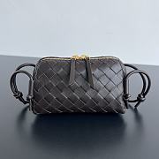 Bagsaaa Bottega Veneta Intrecciato Concert Pouch 794258 Fondant - 18.5*11.5*8.5 cm - 1