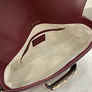 Bagsaaa Gucci Horsebit 1955 mini shoulder bag 815205 Beige & Red - 20 x 14.5 x 5 cm - 3