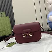 Bagsaaa Gucci Horsebit 1955 mini shoulder bag 815205 Red - 20 x 14.5 x 5 cm - 1