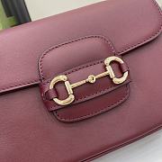 Bagsaaa Gucci Horsebit 1955 mini shoulder bag 815205 Red - 20 x 14.5 x 5 cm - 4