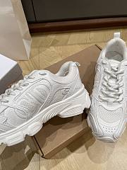 Bagsaaa Dior Chrono Sneaker Mesh and White Leather-Effect Panels - 4