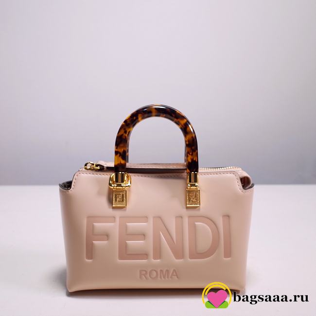 Bagsaaa Fendi By The Way Mini Cuir Rose - 17*18*8cm - 1