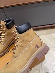 Bagsaaa LV x Timberland 6-In Ankle Boot Beige Monogram-embossed waterproof - 3