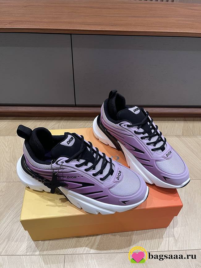 Bagsaaa Dior And Lewis Hamilton B44 Blade Sneaker Gradient Purple - 1