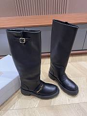 Bagsaaa Dior D-Quest Boot Black Calfskin - 1