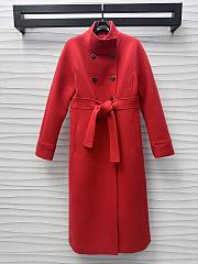 Bagsaaa Valentino Compact Drap Coat Red - 1