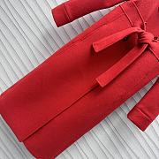 Bagsaaa Valentino Compact Drap Coat Red - 2