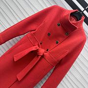 Bagsaaa Valentino Compact Drap Coat Red - 3