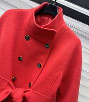 Bagsaaa Valentino Compact Drap Coat Red - 4