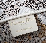 Bagsaaa Medium Dior Book Tote Latte Embroidery with Gold-Tone Dior Around the World Motif - 36 x 27.5 x 16.5 cm - 2