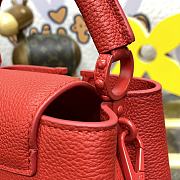 Bagsaaa Louis Vuitton M11798 Capucines Mini Red - 21 x 13.6 x 8 cm - 3