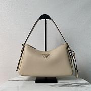 Bagsaaa Prada Aimée medium leather shoulder bag beige - 31*18*10cm - 1