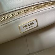 Bagsaaa Prada Aimée medium leather shoulder bag beige - 31*18*10cm - 4