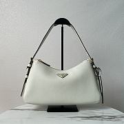 Bagsaaa Prada Aimée medium leather shoulder bag white - 31*18*10cm - 1