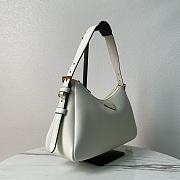 Bagsaaa Prada Aimée medium leather shoulder bag white - 31*18*10cm - 4