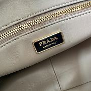 Bagsaaa Prada Aimée medium leather shoulder bag white - 31*18*10cm - 3