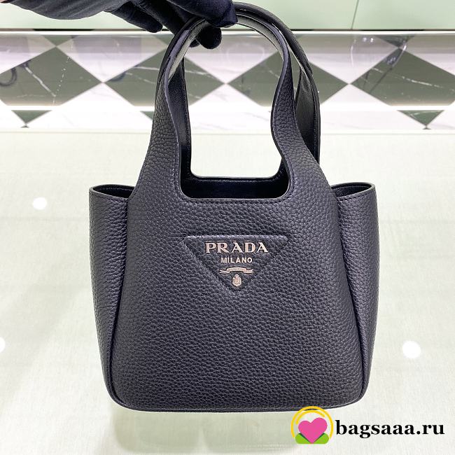 Bagsaaa Prada Leather mini bag 1BA349 black - 18cm - 1