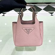 Bagsaaa Prada Leather mini bag 1BA349 light pink - 18cm - 1