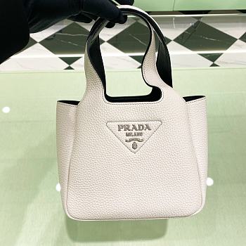 Bagsaaa Prada Leather mini bag 1BA349 white - 18cm