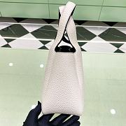 Bagsaaa Prada Leather mini bag 1BA349 white - 18cm - 4