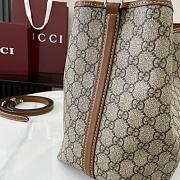 Bagsaaa Gucci GG Emblem small shoulder bag 815103 beige & brown - 25 x 25 x 15.5cm - 3