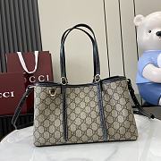 Bagsaaa Gucci GG Emblem small tote bag 815214 beige & black - 30cm - 1