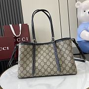 Bagsaaa Gucci GG Emblem small tote bag 815214 beige & black - 30cm - 3