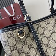 Bagsaaa Gucci GG Emblem small tote bag 815214 beige & black - 30cm - 2