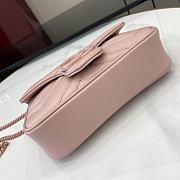 Bagsaaa Gucci GG Marmont Super Mini Bag 476433 All Pink - 16.5x10x4.5cm - 3