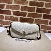 Bagsaaa Gucci Ophidia mini bag 764961 beige - 13x22x4 cm - 1