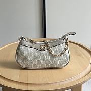 Bagsaaa Gucci Ophidia mini bag 764960 beige & white - 19cm - 1