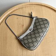 Bagsaaa Gucci Ophidia mini bag 764960 beige & silver - 19cm - 2