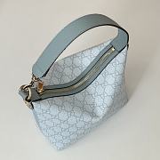 Bagsaaa Gucci Ophidia Super Mini Shoulder Bag 795170 light blue - 20x18.5x10cm - 2