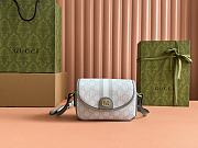 Bagsaaa Gucci Ophidia mini shoulder bag 772239 light blue - 19 x 13 x 5 cm - 1