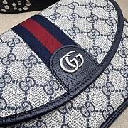 Bagsaaa Gucci Ophidia small shoulder bag 722117 beige & blue - 23x17x7cm - 4