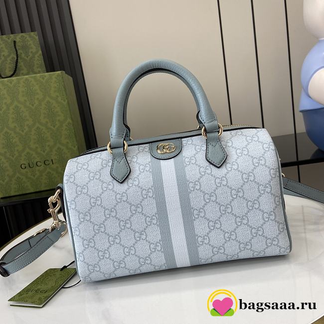 Bagsaaa Gucci Ophidia small top handle bag ‎772061 blue - 17.5x26.5x14cm - 1