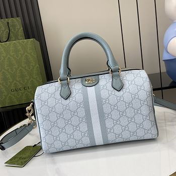 Bagsaaa Gucci Ophidia small top handle bag ‎772061 blue - 17.5x26.5x14cm