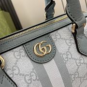 Bagsaaa Gucci Ophidia small top handle bag ‎772061 blue - 17.5x26.5x14cm - 2