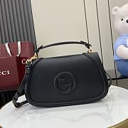 Bagsaaa Gucci Blondie medium top handle bag ‎815716 black - 32 x 17 x 10cm - 1