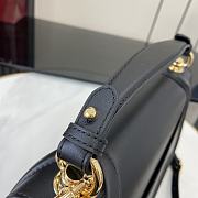 Bagsaaa Gucci Blondie medium top handle bag ‎815716 black - 32 x 17 x 10cm - 5