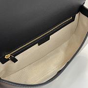 Bagsaaa Gucci Blondie medium top handle bag ‎815716 black - 32 x 17 x 10cm - 2