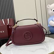 Bagsaaa Gucci Blondie medium top handle bag ‎815716 red - 32 x 17 x 10cm - 1