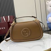 Bagsaaa Gucci Blondie medium top handle bag ‎815716 brown - 32 x 17 x 10cm - 1