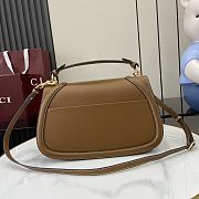 Bagsaaa Gucci Blondie medium top handle bag ‎815716 brown - 32 x 17 x 10cm - 3