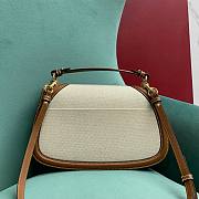 Bagsaaa Gucci Blondie medium top handle bag ‎815716 brown & beige - 32 x 17 x 10cm - 3