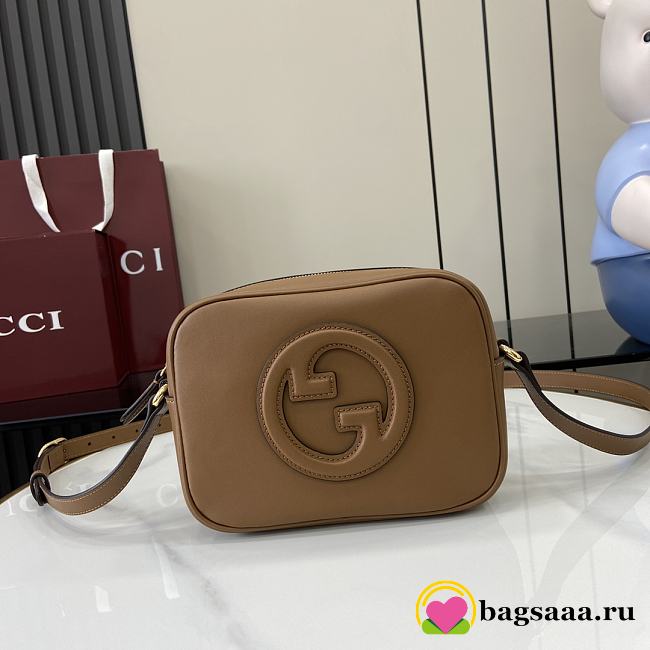 Bagsaaa Gucci Blondie mini shoulder bag 820429 brown - 21x15,5x8 cm - 1